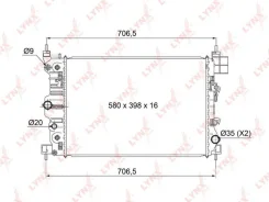 �������� ���������� ������ AT Chevrolet Aveo (T300) (11-15) 1.6 [AT] Lynxauto RB1010 RB1010 ����