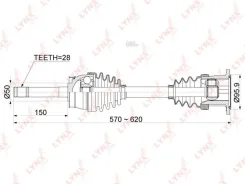 ������ � ����� | ����� ����/��� | Nissan Datsun / Frontier / PICK UP / NP300 (D22) 2.4/2.5dCi/3.2 97- / AT/MT / = FR LH=RH Lynxauto CD1101 CD1101 ����