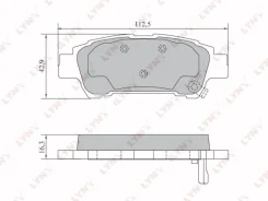 ������� ����. ����. ����. Toyota Avensis Verso 2.0-2.0D 01-09 / Previa 2.0D-2.4 00-06 / Alphard 2.4-3.0 03-08 Lynxauto BD7574 BD7574 ����