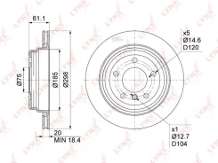���� ��������� | ��� | BMW 5(E39) 2.0-4.4 95-03 Lynxauto BN1010 BN1010 ����
