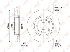 ���� ��������� | ����� | Suzuki SX4 1.5-2.0 (JPN) 06- Lynxauto BN1129 BN1129 ����