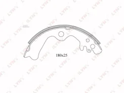 ������� ����. �����. ����. Nissan Cube(Z10) 1.4 98- / Micra(K11) 1.0-1.5D 98-03 Lynxauto BS5701 BS5701 ����