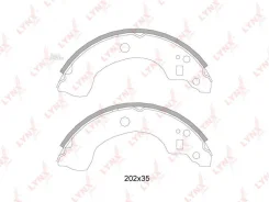 ������� ����. �����. ����. Nissan Almera(N16) 1.5-2.2D 00- / Primera(P11) 1.8 99-02 Lynxauto BS5718 BS5718 ����