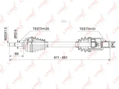 ������ � ����� R Renault Duster 1.5D-2.0 10- Lynxauto CD1022 CD1022 ����