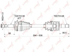 ������ � ����� ������. L Mitsubishi L200(KA/KB) 2.5D 05-15/Pajero Sport II 3.2D-3.5 08- Lynxauto CD1085A CD1085A ����