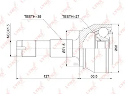 ���� �����. �������� Citroen Jumper 2.2D 06-, FIAT Ducato 2.2D 06-, Peugeot Boxer 2.2D 06- Lynxauto CO3842 CO3842 ����