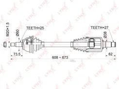 ������ � ����� L Mercedes-BENZ A150-200(W169) CVT 04-12/B150-200(W245) CVT 05-11 Lynxauto CD1078 CD1078 ����