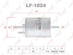 ������ ��������� AUDI A6 C6 3.0 04-06 Lynxauto LF1024 LF1024 ����