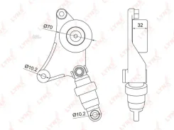 ���������� ������. ����� � ������� Toyota Avensis(T22/5) 2.0-2.4 00-08 / Camry(V30/40) 2.0-2.4 01-11 / RAV 4 II-III 2.0-2.4 00- / Alphard 2.4 08- / Hi...