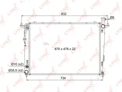 �������� ���������� Hyundai Santa Fe(CM) 2.4 10-12 Lynxauto RB1087 RB1087 ����