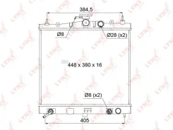 �������� ���������� Nissan Micra(K12) 1.2-1.6 03-10/Note(E11) 1.4-1.6 06-12 Lynxauto RB1102 RB1102 ����
