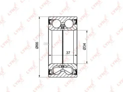 �������� ���������� ������� ������ | ����� | Opel Astra F 92-98 / Corsa B 93-00 Lynxauto WB1147 WB1147 ����