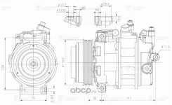 ���������� ������������ W163 M-Klasse (ML) (1998-2004) [178Luzarlcac1552] LCAC1552 ����
