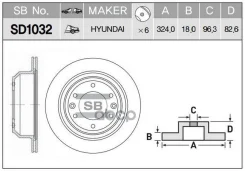 ���� ��������� ������ (324�18) 6 ��� HY H-1 (TQ) 08-; [178Sangsinbrakesd1032] SD1032 ����