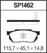 ������� ��������� �������� Honda Civic 1.3-1.6 87-91/1.3 16V 91-95 SP1462 Sangsin SP1462 SP1462 ����