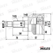 ���� �������� Suzuki Ignis 1.3 00-03 (� ABS) GA20434 ����� ����� GA20434 ����