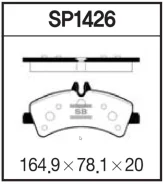 ������� ��������� ������ �������� Mercedes-BENZ, Volkswagen Crafter, Sprinter SP1426, PF-0038, GP-22006, PN0038, GP22006, 64202220, 0054207420, A00642...