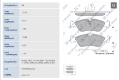 ������� ��������� ������ �������� Mercedes-BENZ Sprinter SP1274, 13046070842, DB1960, 571910B, 0986424219, LP1045, LP1596, FDB1045, 7909-D1006, D1006...