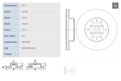 ���� ��������� �������� Toyota 4Runner, Hilux, Tacoma SD4030 SD4030 ����