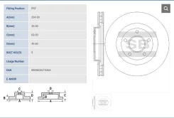 ���� ��������� �������� Mitsubishi ASX, Delica, Eclipse Cross, Outlander SD4361 SD4361 ����