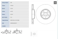 ���� ��������� �������� LH Lexus, Toyota Crown, GS300, IS300, MARK X SD4068, ����� SD4068 ����