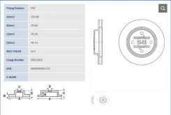 ���� ��������� �������� Toyota Allex, Corolla Fielder, Corolla Runx SD4006 SD4006 ����