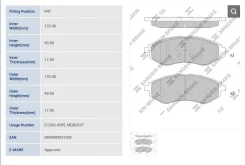 ������� ��������� �������� �������� Chevrolet, Daewoo AVEO, Kalos SP1158 SP1158 ����