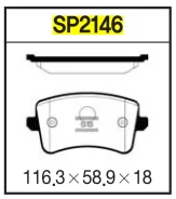 ������� ��������� ������ �������� AUDI SP2146 SP2146 ����