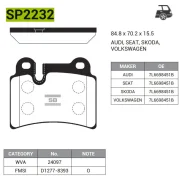 ������� ��������� ������ �������� Volkswagen Touareg SP2232 SP2232 ����