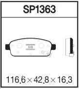 ������� ��������� ������ �������� Chevrolet Cruze SP1363 SP1363 ����