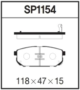 ������� ��������� ������ �������� KIA Sorento SP1154 SP1154 ����