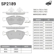 ������� ��������� �������� �������� Mercedes-BENZ SP2189 SP2189 ����