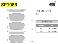 ������� ��������� �������� �������� KIA Morning SP1983 SP1983 ����