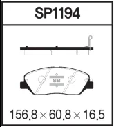 ������� ��������� �������� �������� Hyundai, KIA, SsangYong Actyon, Korando, Rexton, Santa Fe, Sorento SP1194 SP1194 ����