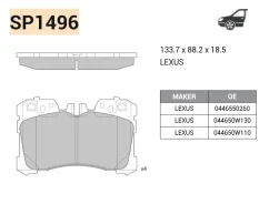 ������� ��������� �������� �������� Lexus LS460, LS600H SP1496 SP1496 ����