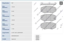 ������� ��������� �������� �������� Hyundai, KIA Carens, Ceed, I30, ix35, Sonata, Sportage SP1374 SP1374 ����