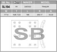 �������� ��������� ���������� ������� 177*18/15*186 16 ���. ����������� SL194, L01361 SL194 ����