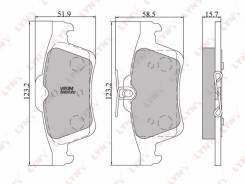   ! Mazda 5 05, Ford Focus II/III/C-Max 03 Lynxauto BD5901 BD5901 