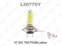 ����� H7 24V 70W ��26d Yellow HCV L20770Y L20770Y ����