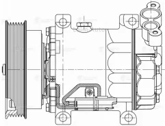 ���������� ������. ��� �/� Renault Kangoo II (07-)/Clio III (05-) (LCAC 0916) LCAC0916 ����