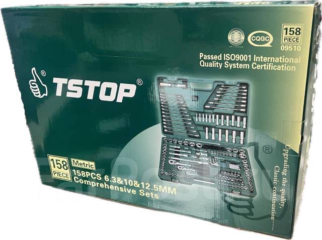 Набор инструментов Tstop. 158пр. дюйм/метр 09510TS, новый, в наличии ...