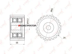 ����� �������� ����� ��� Lynxauto PB3034 PB3034 ����