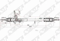 ����� ������� Hyundai ix35 09-15 / Tucson 09-15 (����� ����) SAT ST565002S000 ST565002S000 ����
