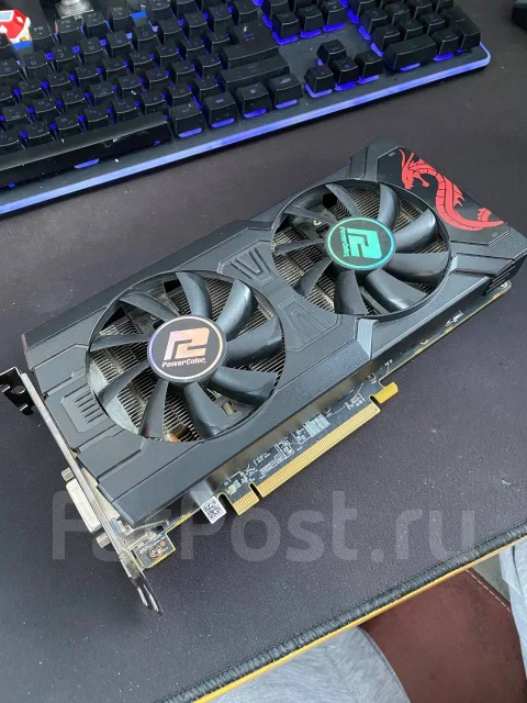 Видеокарта AMD RX570 4GB PowerColor, б/у, в наличии. Цена: 4 000₽ во ...