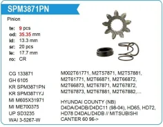 �������� �������� Mitsubishi Canter 9T Krauf SPM3871 ����