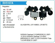 ��������� ���������� Nissan X-Trail 2.0 (2007-2008), Tiida Latio, SC11 HR15, Bluebird, Sylphy, UTM Krauf RH5107A ����