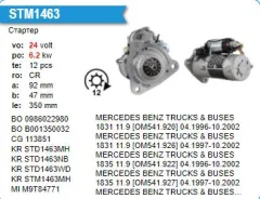 ������� Mercedes BENZ Trucks 24V, 6,2kW 12T Krauf STM1463WA ����