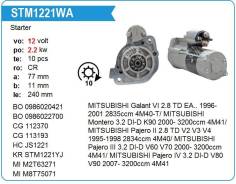 ������� Mitsubishi 4M40 ������ MH WAI STM1221WA ����