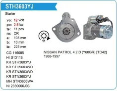 ������� Nissan TD42 12V ��� ���� KR Krauf STH3603YJ ����