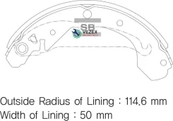 ������� ��������� ���������� ������ Daewoo Leganza (1997-2002) Sangsin Brake SA102 SA102 ����